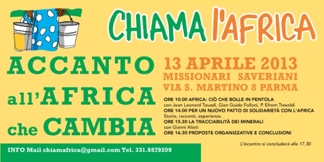 2013 – ACCANTO ALL’AFRICA CHE CAMBIA